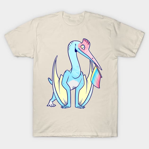 Genderflux Quetzalcoatlus T-Shirt by Maskarie